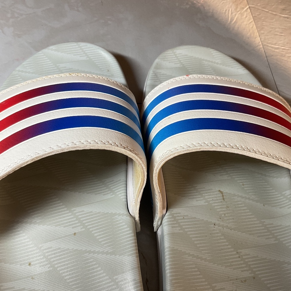 Adidas slides  size L  (10) Women’s